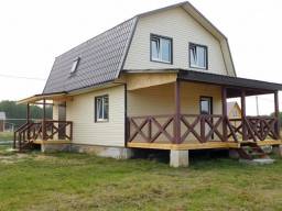 Новый дом из бруса с отделкой и коммуникациями в посёлке Тишнево-3