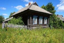 Бревенчатый дом в тихой деревне Лопатино, рядом с рекой и лесом, 300 км от МКАД