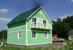 В КП возле Бражниково новый двухэтажный жилой дом на участке 14 соток